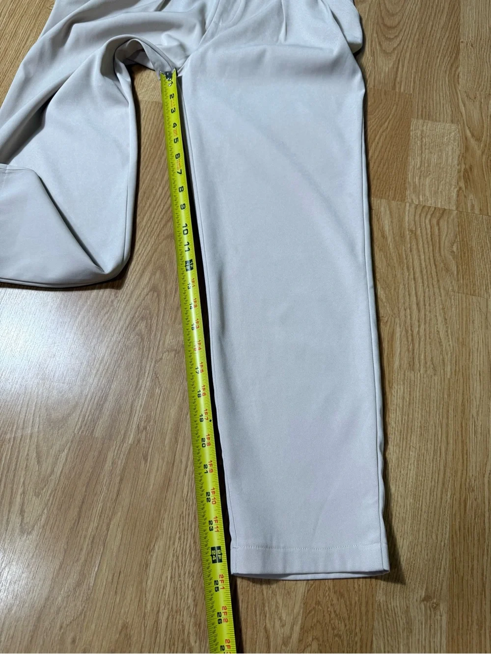 Sleeveless Pocket Shirt & Tailored Pants Set - Light Beige - Size S